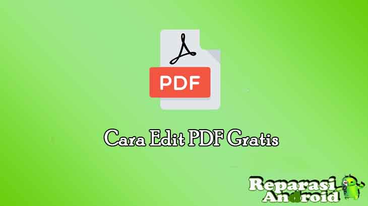 Cara Edit PDF Gratis